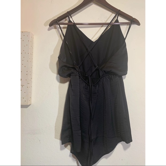 Black romper with open back size small - Picture 2 of 15